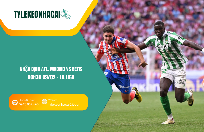 Đội hình dự kiến trước trận Atl. Madrid vs Betis