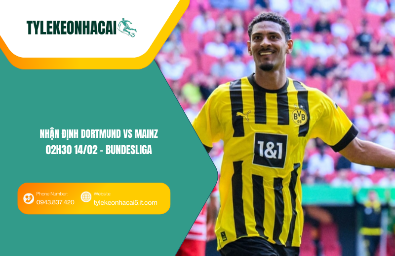 Đội hình dự kiến trước trận Dortmund vs Mainz